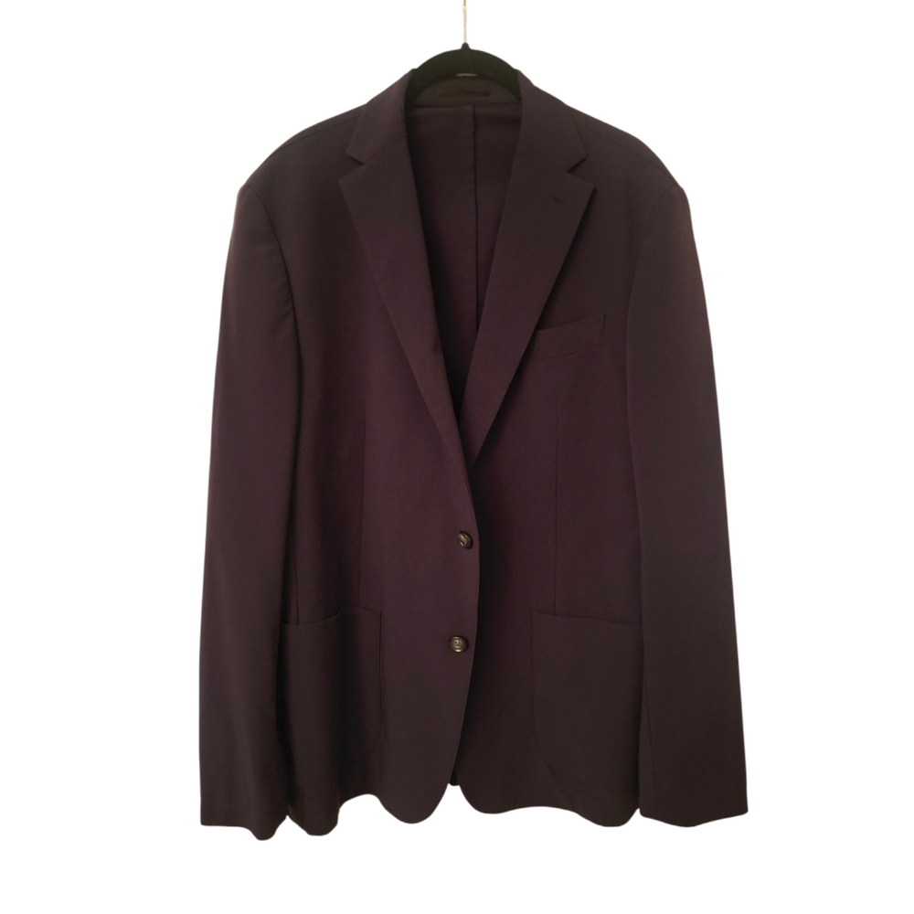 Pelago/Pellagio Traveller Navy/Dark Blue Nylon/Spandex Sports Coat Size: 42R